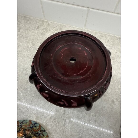 Rare Vintage Satsuma with lid and stand - Picture 9 of 10